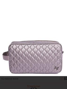 Lug Bunker Toiletries Bag Metallic Pearl
. NWT.